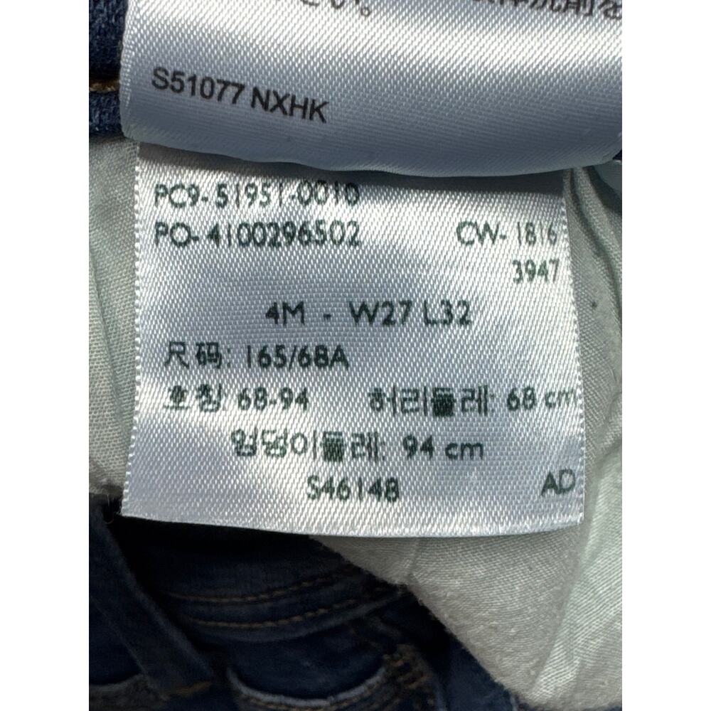 Levi's 529 Women's Curvy Bootcut Blue Jeans - Size 4M - 27x32 (26x31) - Picture 6 of 7